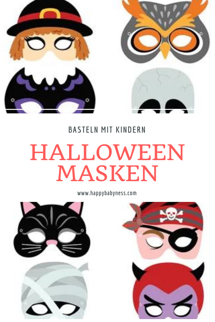 Diy Anleitungen Halloween - Happybabyness (Mit Bildern bestimmt für Halloween Masken Selber Machen Kostenlos