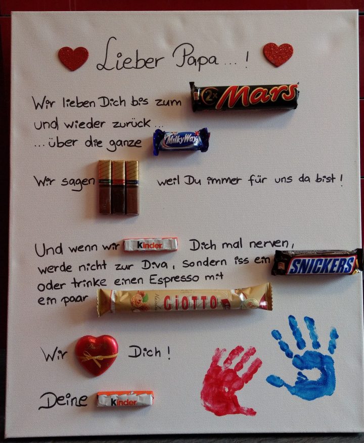 Diy: Geschenkidee Für Papa (Mit Bildern) | Vatertag bestimmt für Weihnachtsgeschenke Für Papa Selber Machen