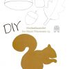 Diy - Herbstbastelei - Haus Nummer 13 bestimmt für Bastelvorlage Eichhörnchen