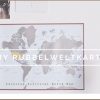 Diy: Rubbelweltkarte | Hello Maike in Weltkarte Selber Machen
