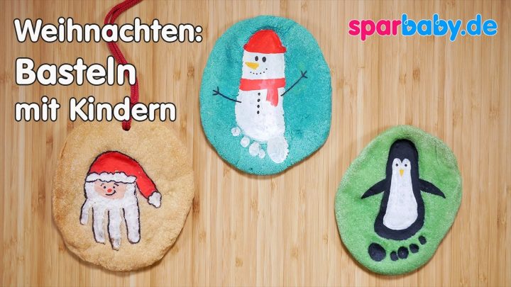 Diy Weihnachtsgeschenke Basteln Mit Kindern - Salzteigbilder innen Weihnachtsbasteln Mit Kindern Ab 3 Jahren