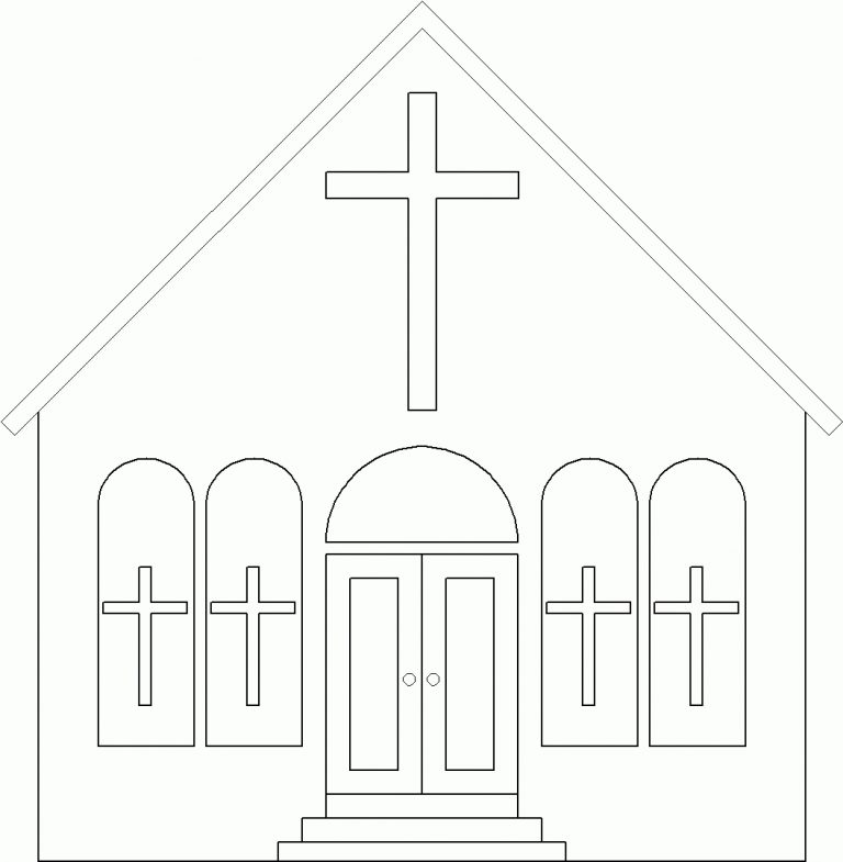 Ausmalbild Kirche kinderbilder.download kinderbilder