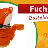 ♥ Fuchs Bastelvorlage ♥ Im Kindergarten Basteln - Trendmarkt24 mit Bastelvorlage Fuchs