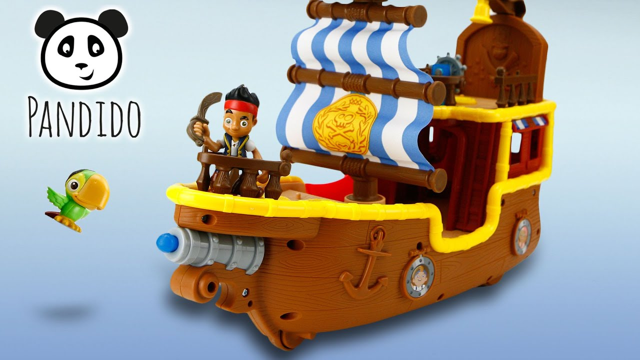 ⭕ Jake Und Die Nimmerlandpiraten Piratenschiff Bucky Spielzeug Unboxing  Deutsch in Jack Und Die Nimmerland Piraten Schiff