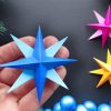 Easy Paper Star For Christmas ⭐ Diy Christmas Decorations bestimmt für Sterne Basteln Weihnachten
