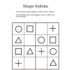 Easy Shapes Sudoku For Kindergarteners | Apprendimento bestimmt für Sudoku Für Kindergartenkinder