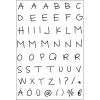 Efco Clear Stamp-Sortiment Alphabet Grossbuchstaben 1-Teilig mit Alphabet Großbuchstaben