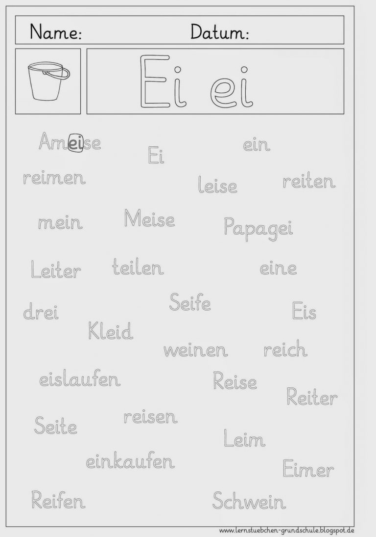 Ei - Ei Erkennen Und Schreiben | Deutsch Lernen Kinder verwandt mit