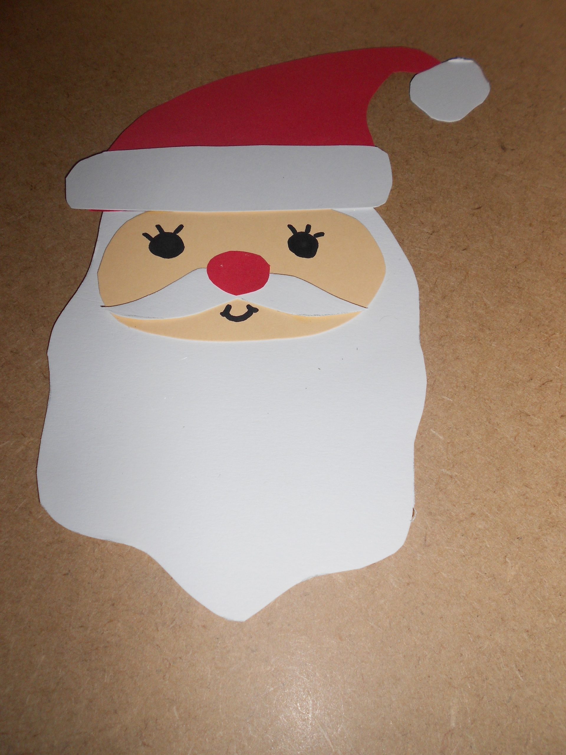 Einen Nikolaus Auschneiden – Eine Bastelidee Für Weihnachten in Nikolaus Bastelvorlage