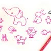 Einfache Tiere Schnell Zeichnen Lernen 🐰 How To Draw Easy Simple Animals  🐘 Рисувам Лесни Животни bei Tiere Einfach Zeichnen