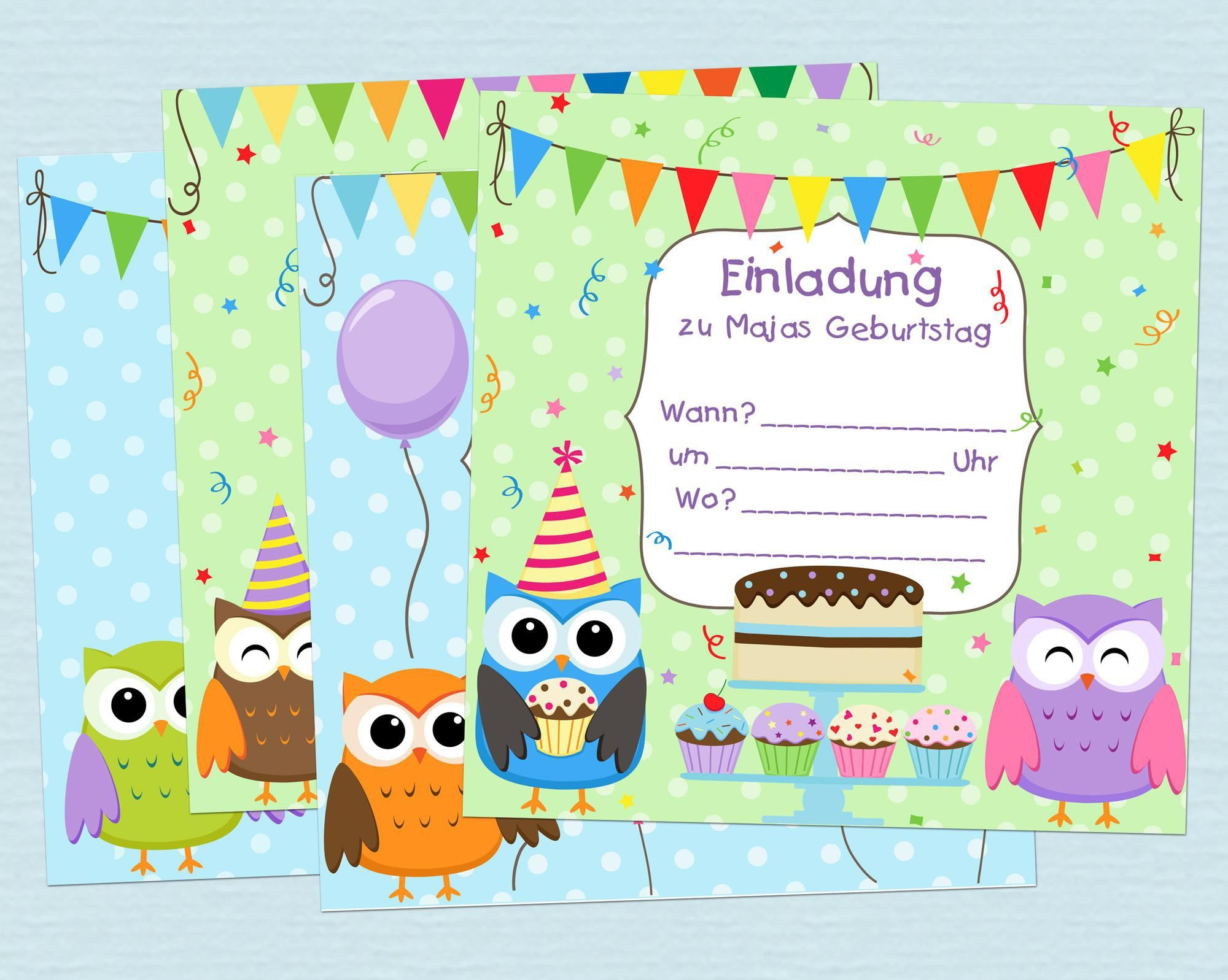 Einladungskarten Kindergeburtstag Selber Basteln Vorlagen innen Geburtstagskarten Kindergeburtstag