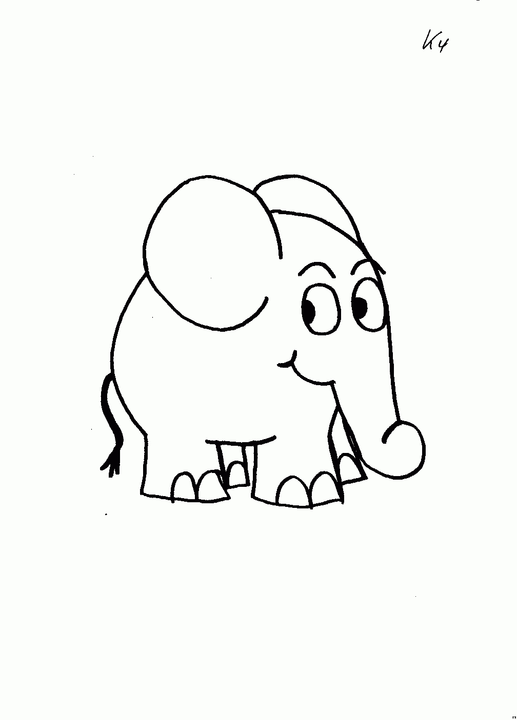 Elefant Sendung Mit Der Maus Ausmalbild &amp; Malvorlage (Sonstiges) über Zeichnungen Vorlagen Elefanten