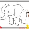 Elefant Zeichnen 4 Schritt Für Schritt Für Anfänger &amp; Kinder - Zeichnen  Lernen Tutorial bestimmt für Kinder Lernen Zeichnen Und Malen