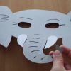 Elefanten Maske Basteln Mit Lena bestimmt für Elefant Bastelvorlage