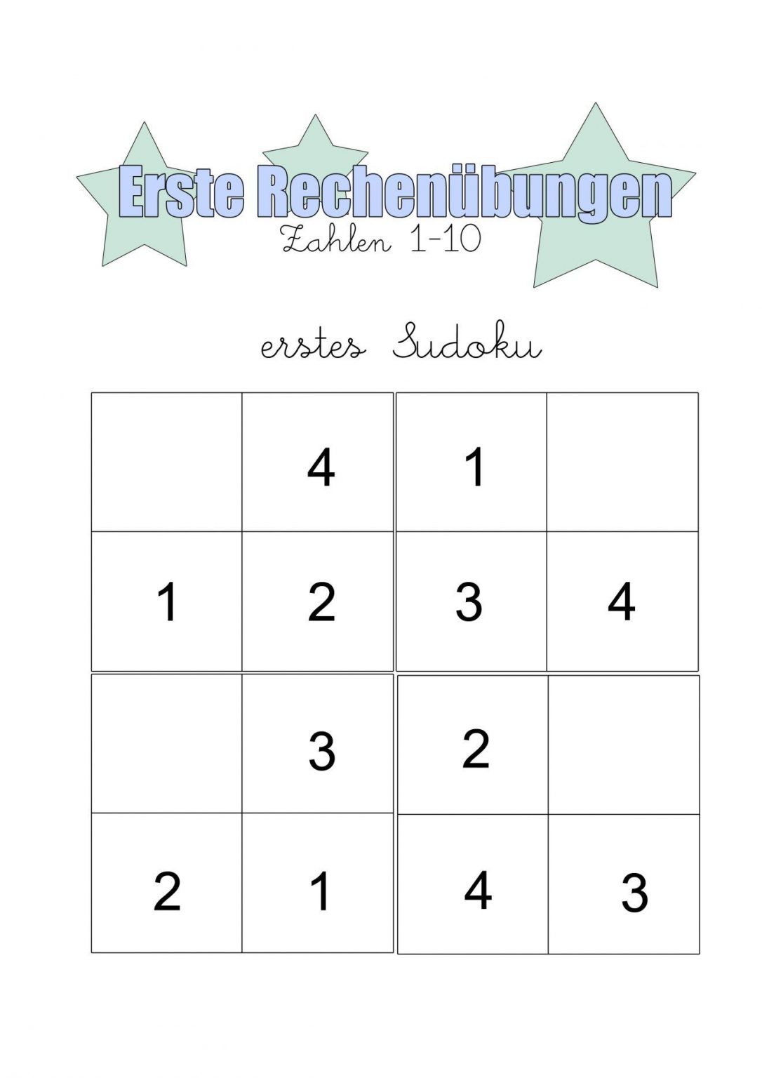 Sudoku Kostenlos Ausdrucken - kinderbilder.download | kinderbilder.download