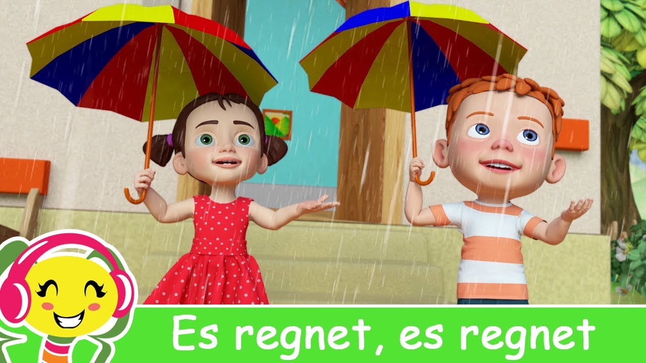 Es Regnet, Es Regnet ☂ Kinderlieder Mix innen Lied Es Regnet Es Regnet Die Erde Wird Nass