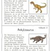 Eulenpost - Kleine Dinosaurier-Kartei (Mit Bildern für Dinosaurier Grundschule Arbeitsblätter