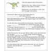 Eulenpost - Lückentexte_Sachkunde | Teste Dein Wissen bestimmt für Dinosaurier Grundschule Arbeitsblätter
