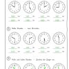 Eulenpost - Uhr - Volle Und Halbe Stunden (Mit Bildern für Uhrzeiten Lernen Grundschule