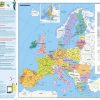 Europakarte 2018/2019 – Unterwegs In Europa Download in Europakarte Zum Drucken