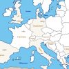 Europakarte Leer - Stumme Karten - Europakarte bestimmt für Europakarte Zum Ausmalen