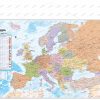 Europakarte Politisch Deutsch Als Poster 90 X 61Cm mit Karte Europa Ohne Beschriftung