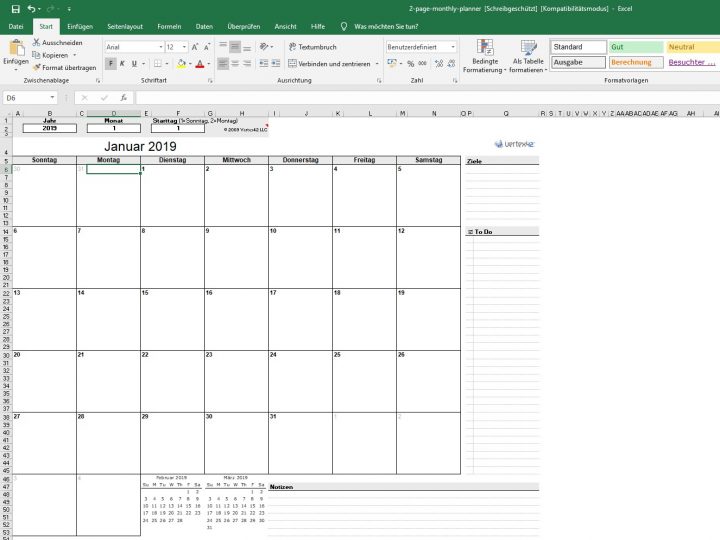 Ewiger Kalender Für Excel Download – Kostenlos – Chip mit Ewiger Kalender Kostenlos