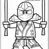 🎨 Gruner Ninja Ninjago - Ausmalbilder Kostenlos Zum Ausdrucken für Ausmalbilder Ninjago Kostenlos
