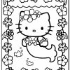 🎨 Meerjungfrau Hallo Kitty - Ausmalbilder Kostenlos Zum bestimmt für Hello Kitty Ausmalbilder Weihnachten