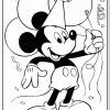 🎨 Micky Maus Mit Ballons Disney - Ausmalbilder Kostenlos über Micky Maus Bilder Ausdrucken