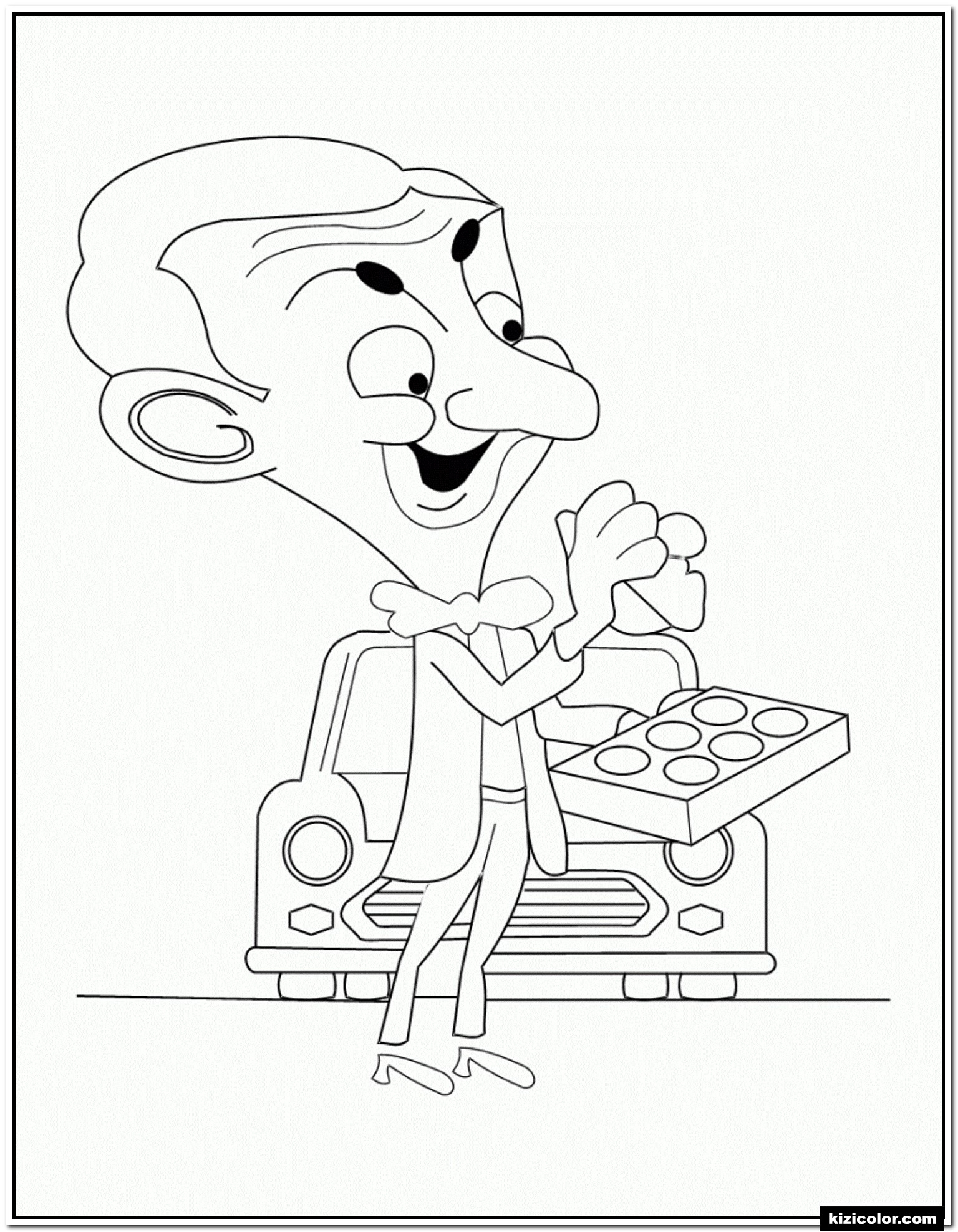 🎨 Mr Bean Malvorlagen - Kizi Coloring Pages für Mr Bean Ausmalbilder Zum Ausdrucken