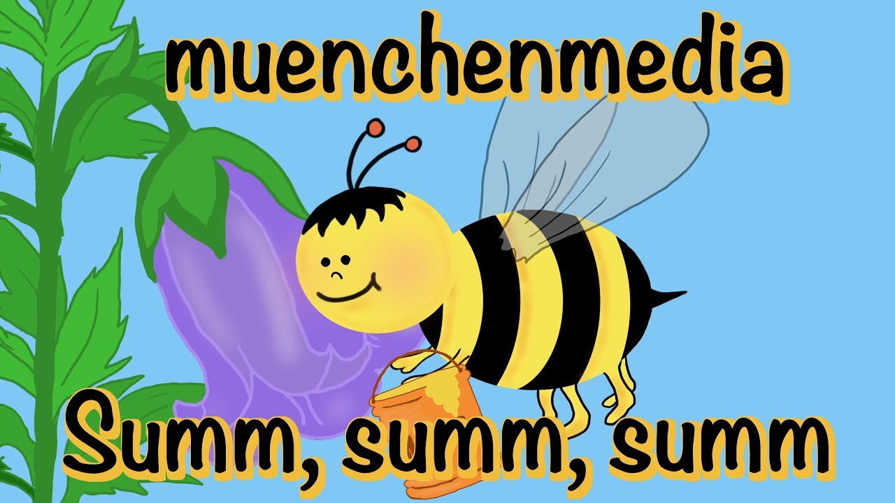 🎵 Summ, Summ, Summ Bienchen Summ Herum - Kinderlieder Deutsch -  Volkslieder | Muenchenmedia über Summ Summ Summ Bienchen Summ Herum Text