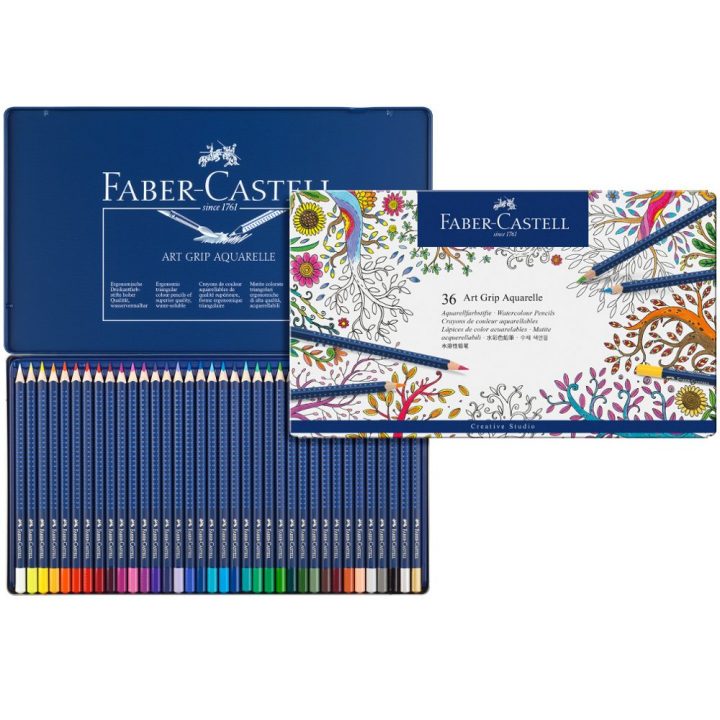 Faber Castell Aquarellstifte Art Grip Aquarelle Im 36Er Set (114236) ganzes Faber Castell Art Grip Aquarelle 36