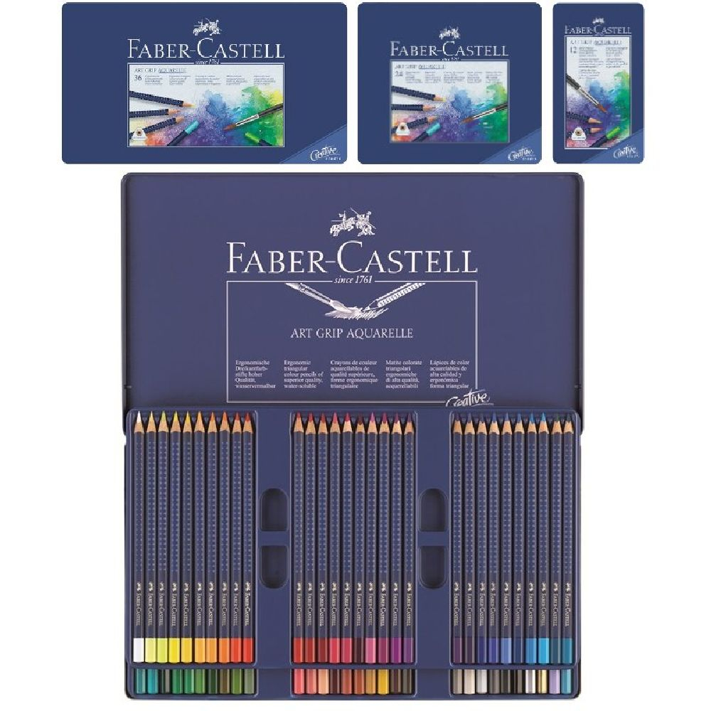 Faber-Castell Buntstifte Art Grip Aquarelle 36Er Ean in Faber Castell Art Grip Aquarelle 36