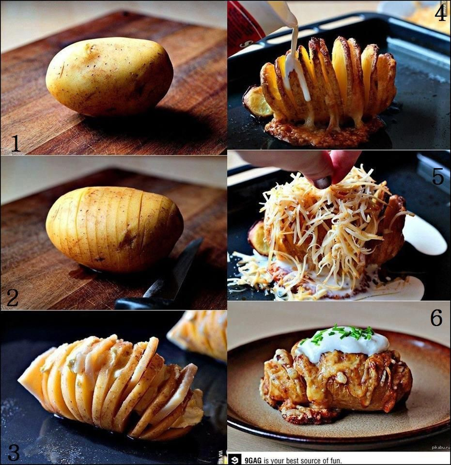 Fächerkartoffeln- Hasselback Potatos! Schnell, Einfach innen Essensvorschläge Schnell Und Einfach