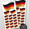 Fahnen Deutschland mit Landesfahnen Deutschland