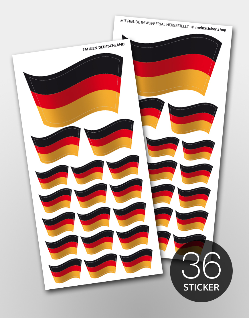 Fahnen Deutschland mit Landesfahnen Deutschland