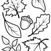 Fall Coloring Pages For Kids Fall Leaves And Acorn Coloring ganzes Herbstblätter Malvorlagen
