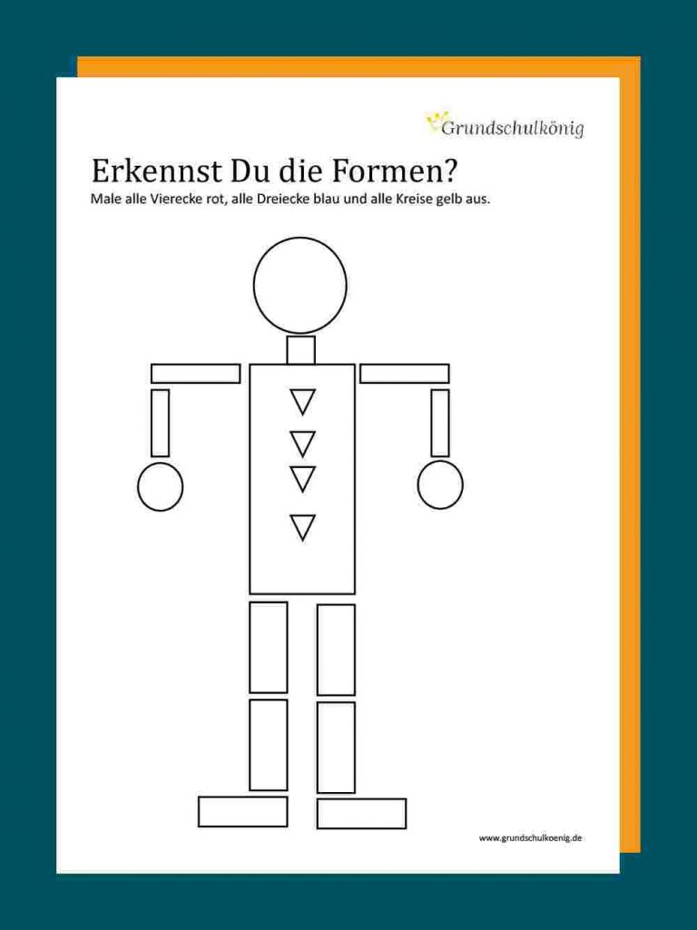 Formen Im Kindergarten Arbeitsblätter - Kinderbilder.download ...