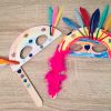 Faschingsmasken Aus Pappteller - Basteln Mit Kindern | Der für Masken Basteln Mit Kindern