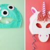 Faschingsmasken Basteln / Anleitung - Kindermasken Aus bestimmt für Kindermasken Basteln