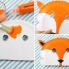 Faschingsmasken Basteln / Anleitung - Kindermasken Aus für Bastelvorlage Fuchs