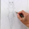 Fee Zeichnen Lernen Mit Bleistift - Schritt Für Schritt bestimmt für Feen Zeichnen