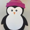 Fensterdeko: Pinguin &amp; Freebie – Klassenkunst über Pinguin Bastelvorlage