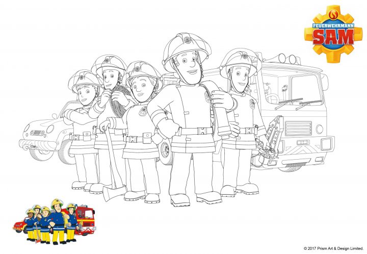 Feuerwehrmann Sam Ausmalbilder | Mytoys Blog in Ausmalbilder Feuerwehr Sam