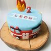 Feuerwehrtorte Zum 2. Geburtstag | Homemade By Kati über Torte Zum 2 Geburtstag