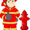 Fire Fighter Cartoon Thumb Up , #spon, #fighter, #fire über Cliparts Feuerwehr Kostenlos