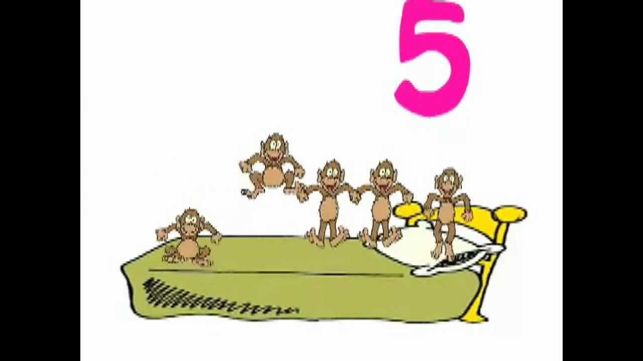 Five Little Monkeys Jumping On The Bed - Original Song innen Five Little Monkeys Jumping On The Bed Song