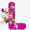 Floral Design-Blumen-Buchstaben-Alphabet - Blume Png mit Blume Mit 6 Buchstaben