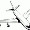 Flugzeug Vier Duesen Von Oben Ausmalbild &amp; Malvorlage (Die ganzes Flugzeug Malvorlagen